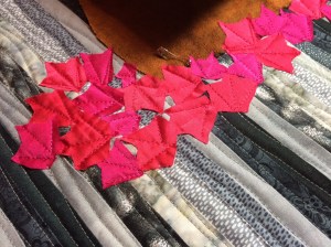 GREY - Quilted Leaves