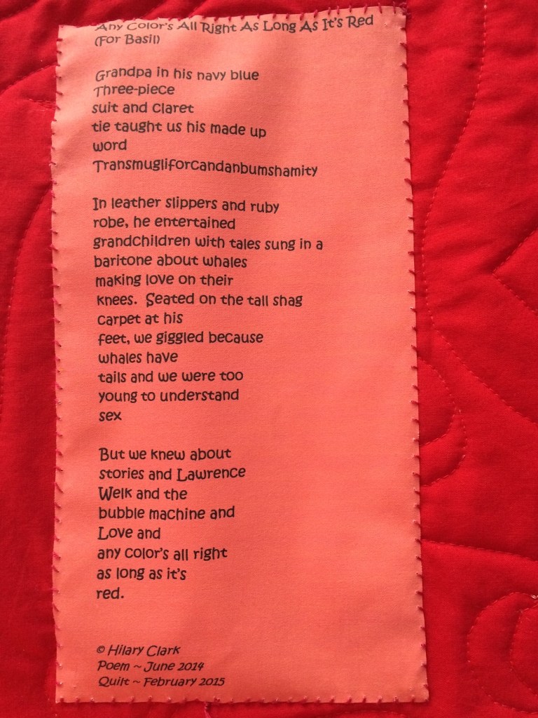 Any Color - Basil - Poem Label